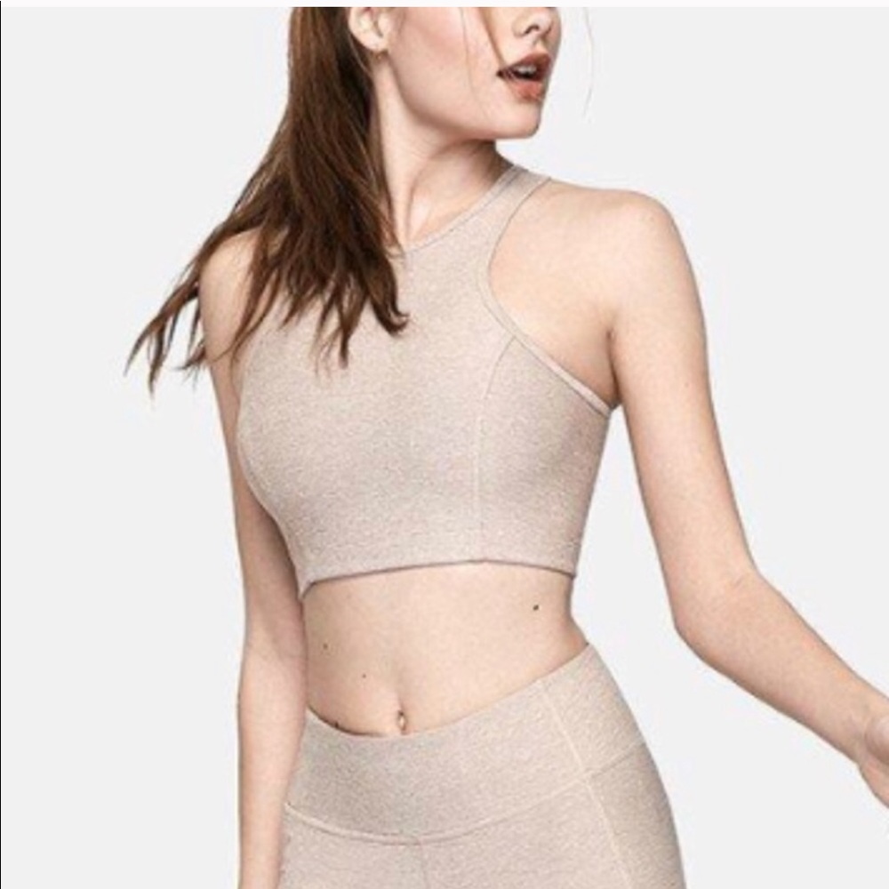 Outdoor Voices Athena Crop Top in Desert M